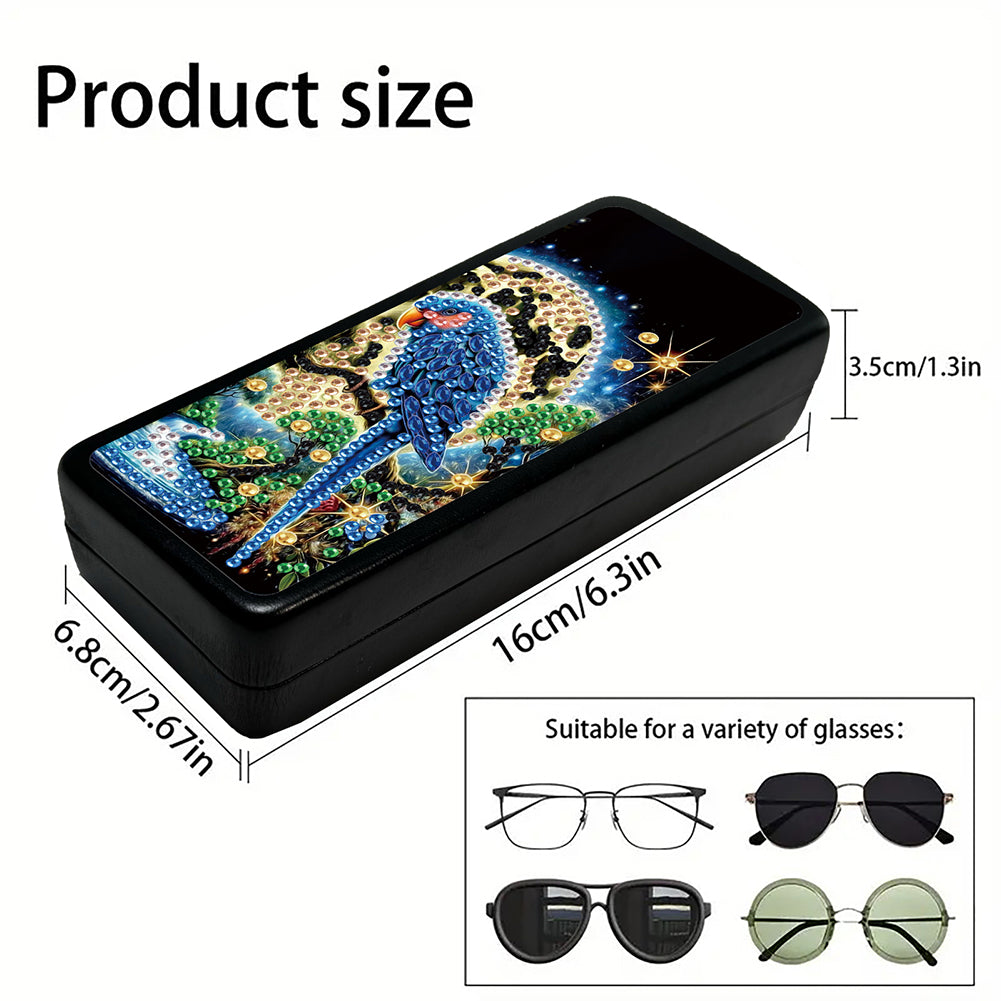 DIY Diamond Painting Glasses Storage Box Diamond Art Sunglasses Case Art Crafts