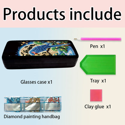 DIY Diamond Painting Glasses Storage Box Diamond Art Sunglasses Case Art Crafts