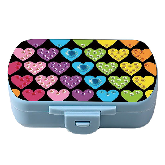 Flowers Diamond Painting Medicine Box Diamond Art Pill Storage Box for Art Craft