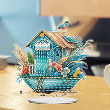 Load image into Gallery viewer, Acrylic Special Shape Teacup Gnome Desktop Diamond Art Kits Bedroom Table Decor

