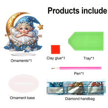 Load image into Gallery viewer, Acrylic Special Shape Teacup Gnome Desktop Diamond Art Kits Bedroom Table Decor
