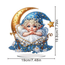 Load image into Gallery viewer, Acrylic Special Shape Teacup Gnome Desktop Diamond Art Kits Bedroom Table Decor

