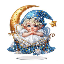 Load image into Gallery viewer, Acrylic Special Shape Teacup Gnome Desktop Diamond Art Kits Bedroom Table Decor
