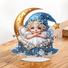 Load image into Gallery viewer, Acrylic Special Shape Teacup Gnome Desktop Diamond Art Kits Bedroom Table Decor
