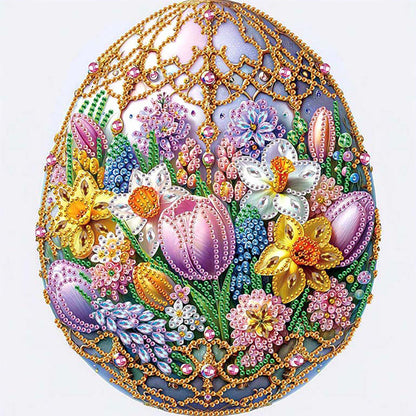 Diamond Painting - Partial Special Shaped - Easter Eggs (30*30CM)