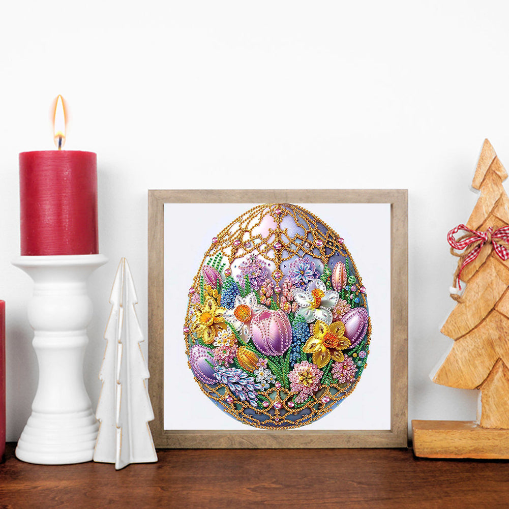 Diamond Painting - Partial Special Shaped - Easter Eggs (30*30CM)