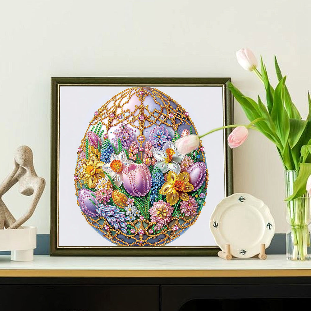 Diamond Painting - Partial Special Shaped - Easter Eggs (30*30CM)