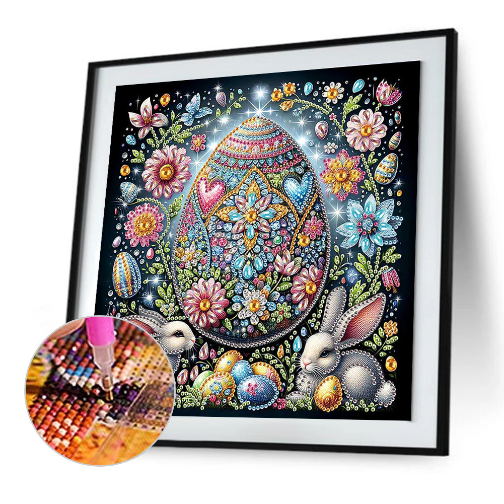 Diamond Painting - Partial Special Shaped - Easter Eggs (30*30CM)