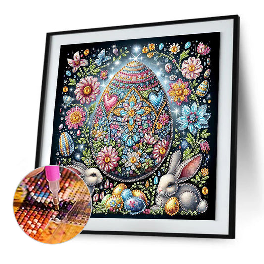 Diamond Painting - Partial Special Shaped - Easter Eggs (30*30CM)