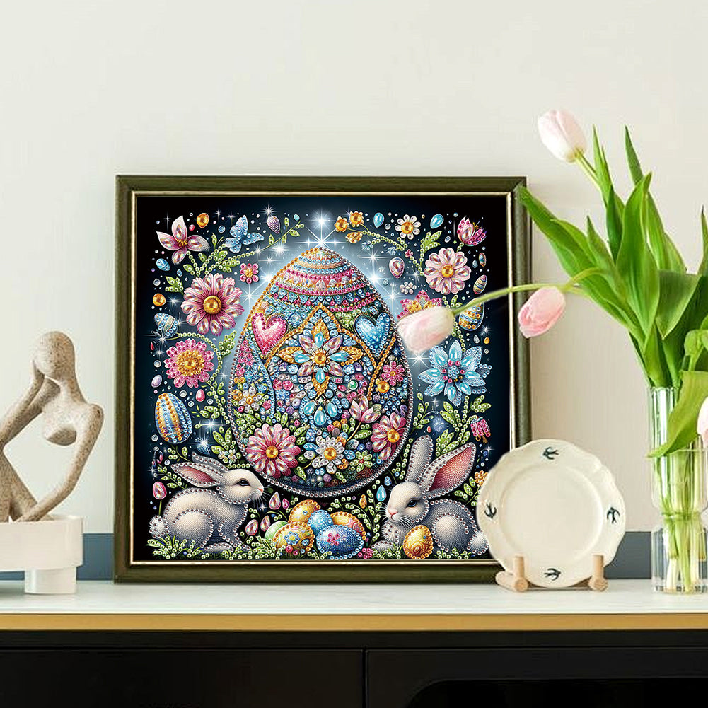 Diamond Painting - Partial Special Shaped - Easter Eggs (30*30CM)