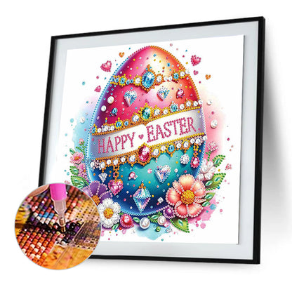 Diamond Painting - Partial Special Shaped - Easter Eggs (30*30CM)