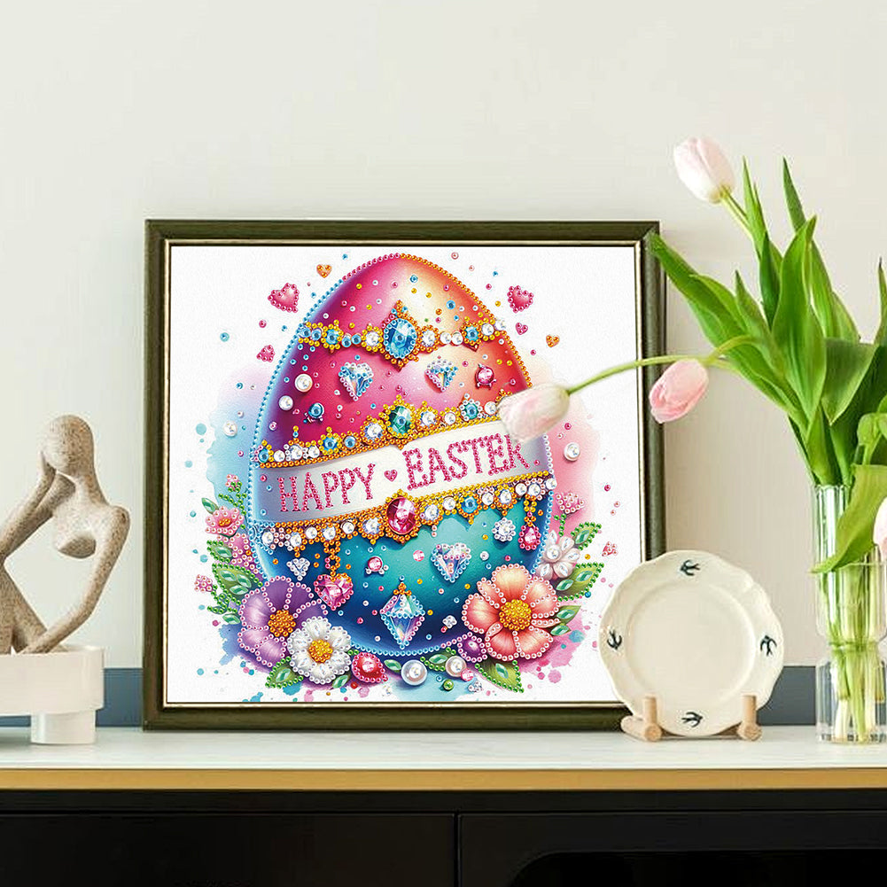 Diamond Painting - Partial Special Shaped - Easter Eggs (30*30CM)