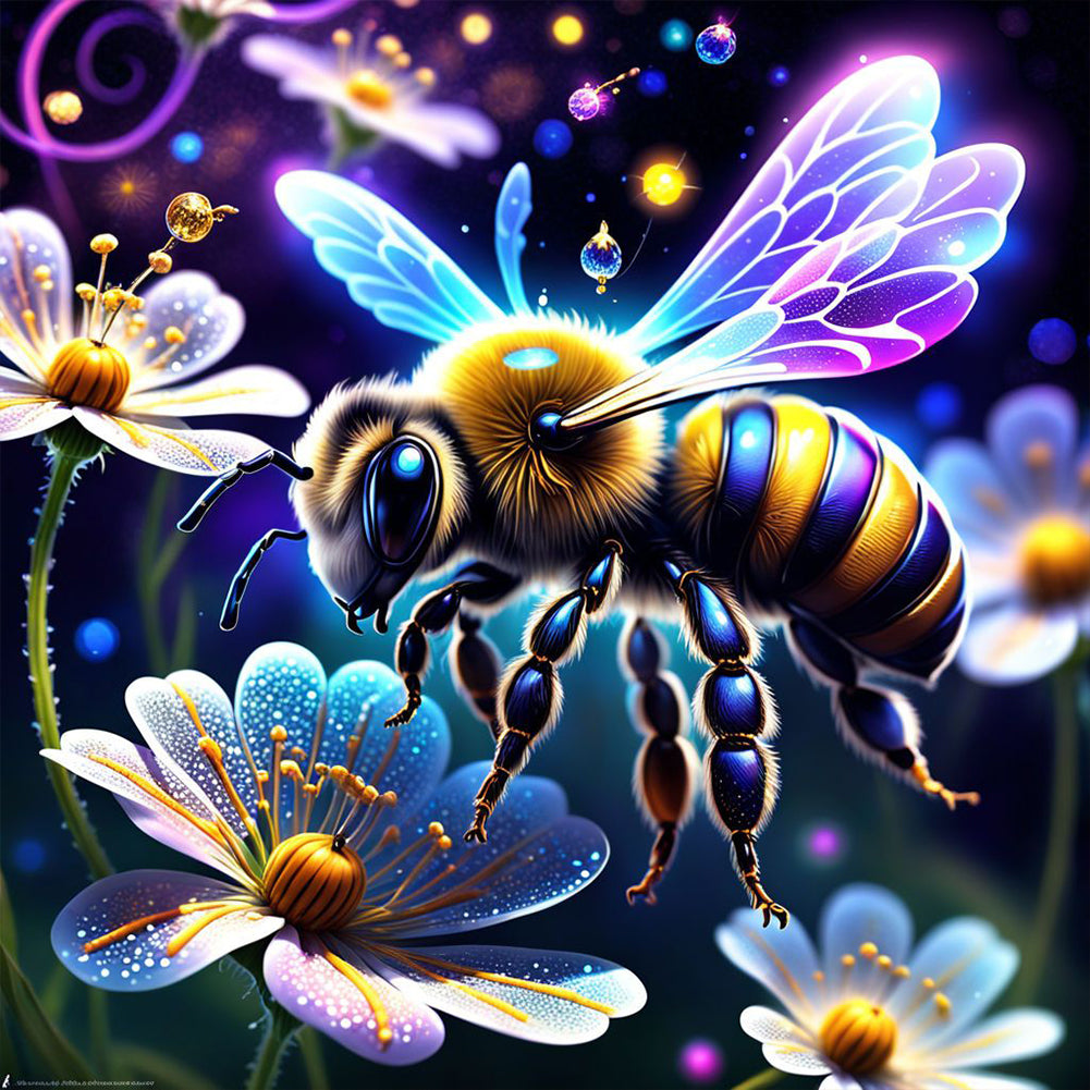 Diamond Painting - Full Round - Bee (40*40CM)