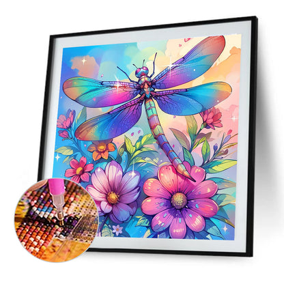 Diamond Painting - Full Round - Dragonfly (40*40CM)