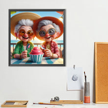 Load image into Gallery viewer, Diamond Painting - Full Round - Cute Grandma (40*40CM)
