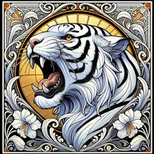 Load image into Gallery viewer, Diamond Painting - Full Square - White Tiger (40*40CM)
