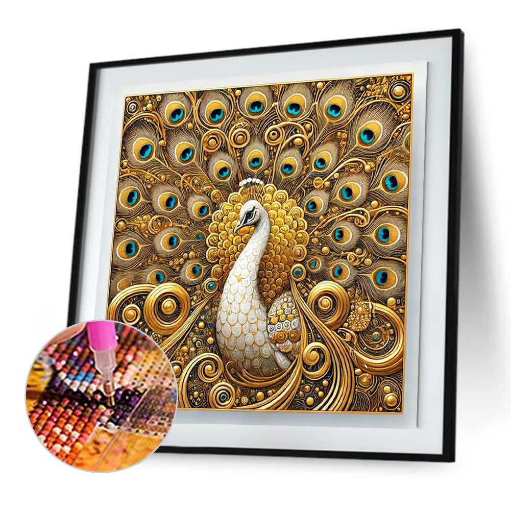Diamond Painting - Full Square - Peacock (40*40CM)