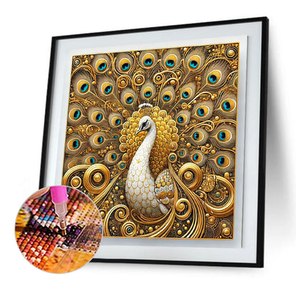 Diamond Painting - Full Square - Peacock (40*40CM)
