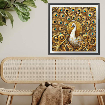 Diamond Painting - Full Square - Peacock (40*40CM)