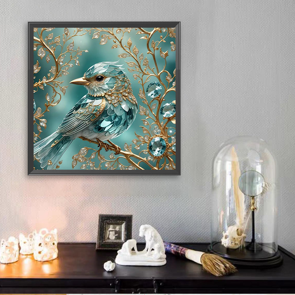 Diamond Painting - Full Square - Glass Kingfisher (30*30CM)