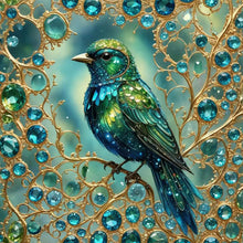 Load image into Gallery viewer, Diamond Painting - Full Square - Glass Kingfisher (30*30CM)
