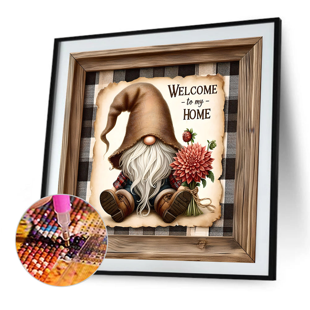 Diamond Painting - Full Square - Goblin Welcome To My Home (30*30CM)