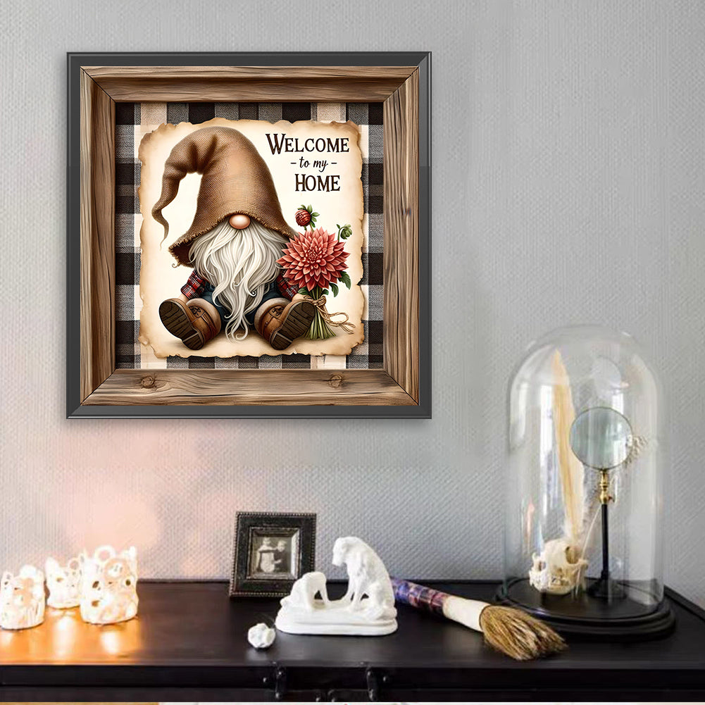 Diamond Painting - Full Square - Goblin Welcome To My Home (30*30CM)