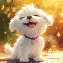 Load image into Gallery viewer, Diamond Painting - Full Square - Sunny Dog (30*30CM)

