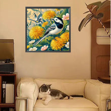 Load image into Gallery viewer, Diamond Painting - Full Square - Chrysanthemum Bird (30*30CM)
