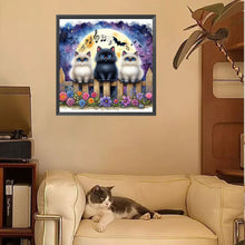Load image into Gallery viewer, Diamond Painting - Full Square - Singing Kitten (30*30CM)
