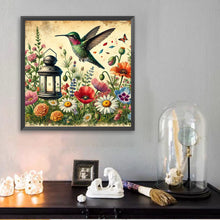 Load image into Gallery viewer, Diamond Painting - Full Square - Kingfisher Among Flowers (30*30CM)
