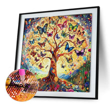 Load image into Gallery viewer, Diamond Painting - Full Square - Butterfly Tree (40*40CM)
