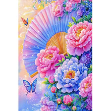 Load image into Gallery viewer, Diamond Painting - Full Round - Pink And Purple Flowers (40*60CM)
