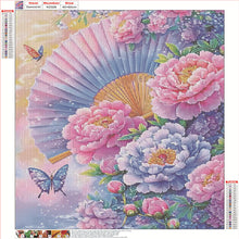 Load image into Gallery viewer, Diamond Painting - Full Round - Pink And Purple Flowers (40*60CM)
