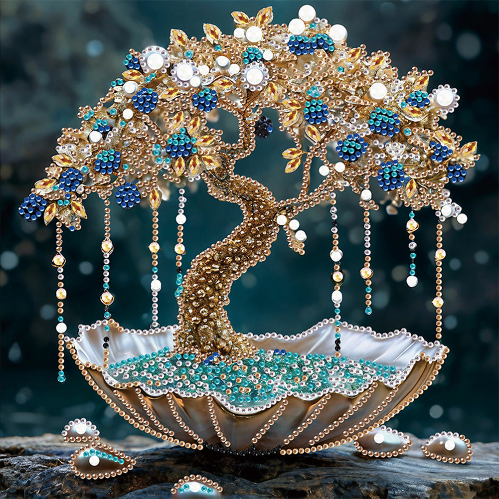 Diamond Painting - Partial Special Shaped - Crystal Retro Tree (30*30CM)