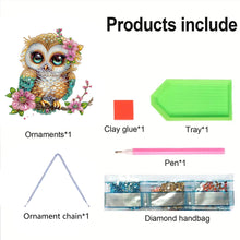 Load image into Gallery viewer, Acrylic Special Shape Love Beach Diamond Painting Hanging Pendant for Art Crafts
