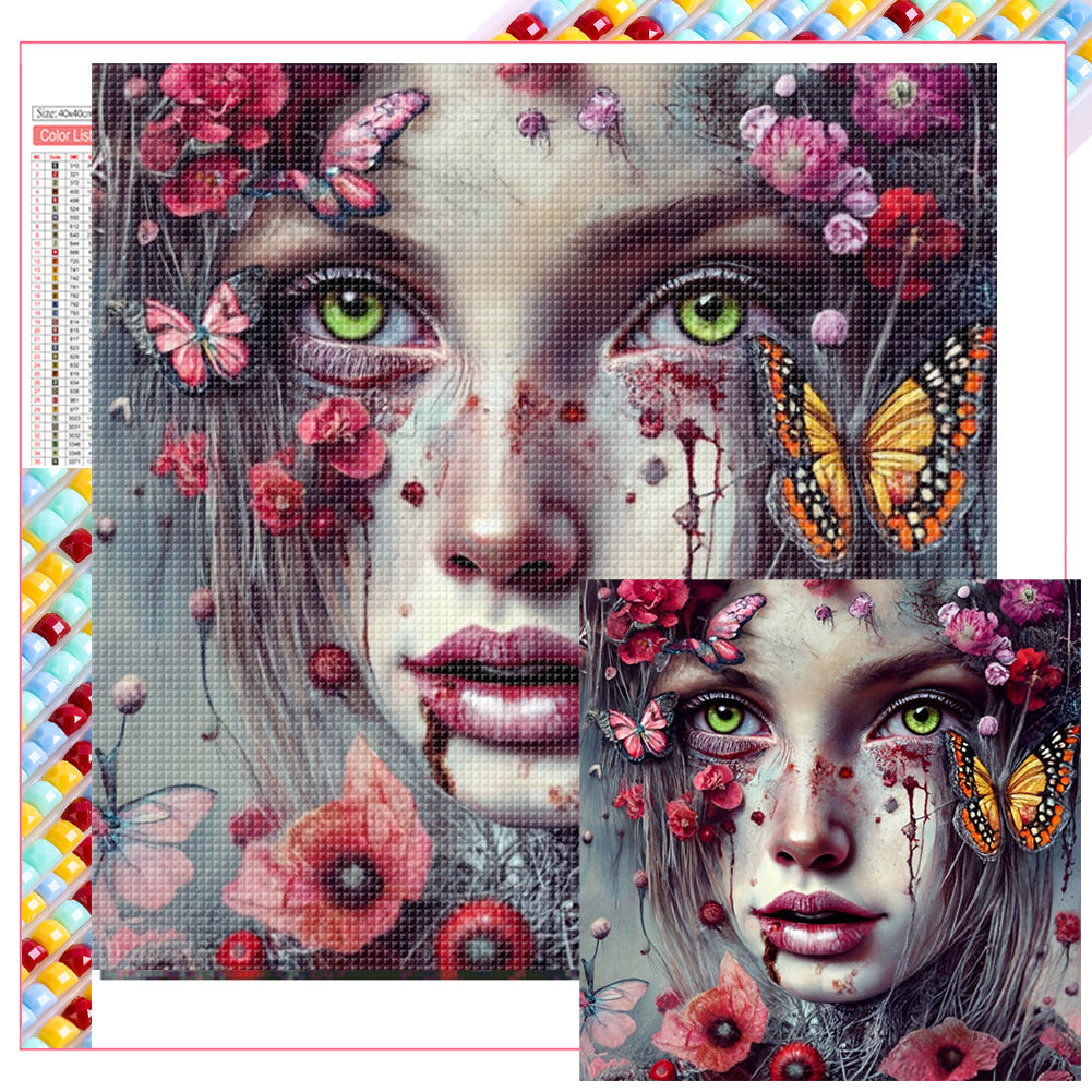 Diamond Painting - Full Square - Poppy Girl (40*40CM)