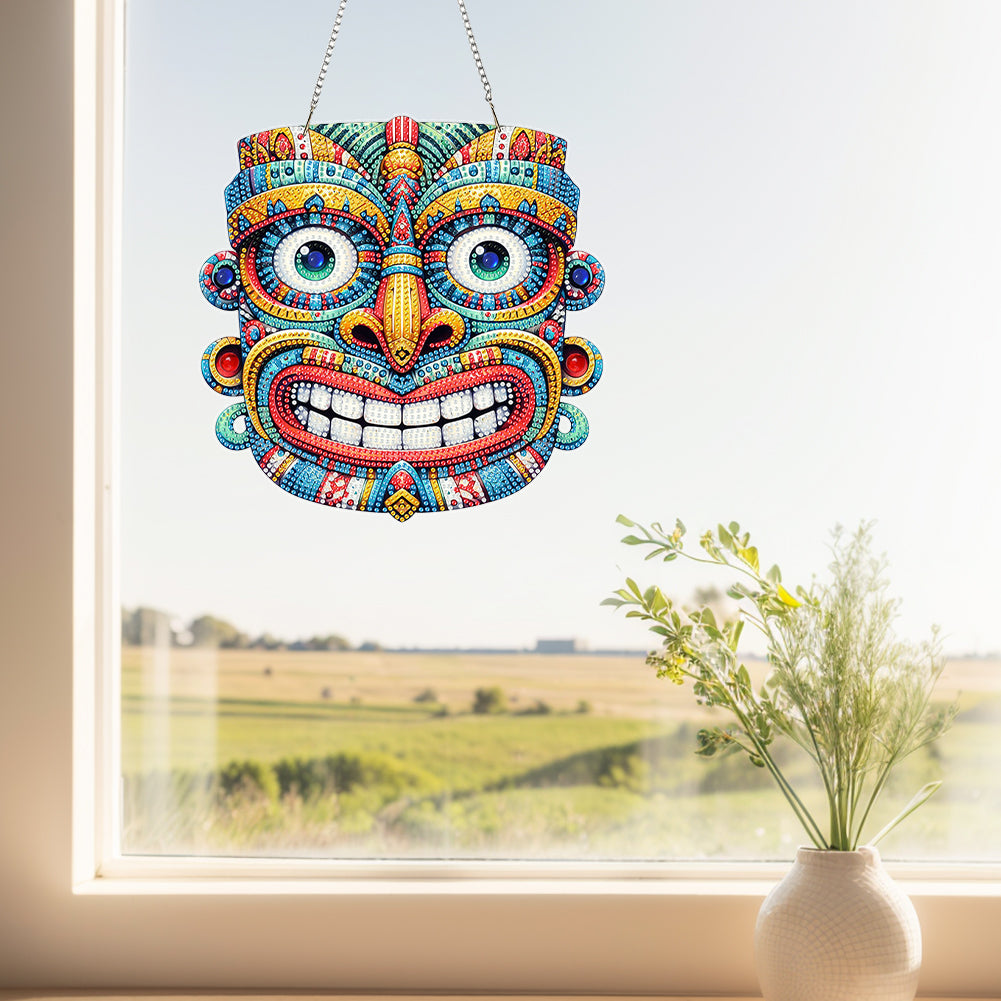 Acrylic Special Shaped Exquisite Pattern 5D DIY Diamond Art Hanging Decorations