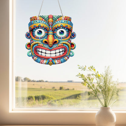 Acrylic Special Shaped Exquisite Pattern 5D DIY Diamond Art Hanging Decorations