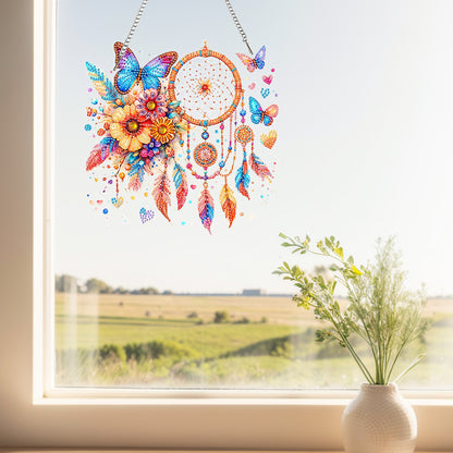 Acrylic Special Shaped Exquisite Pattern 5D DIY Diamond Art Hanging Decorations