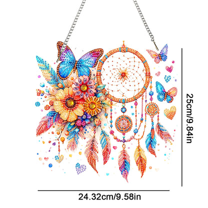 Acrylic Special Shaped Exquisite Pattern 5D DIY Diamond Art Hanging Decorations