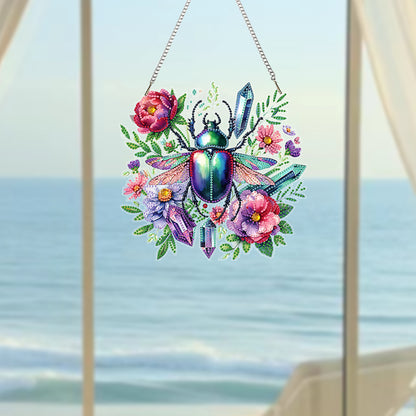 Acrylic Special Shaped Exquisite Pattern 5D DIY Diamond Art Hanging Decorations