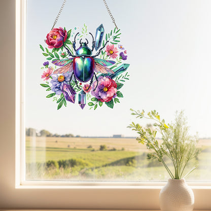 Acrylic Special Shaped Exquisite Pattern 5D DIY Diamond Art Hanging Decorations