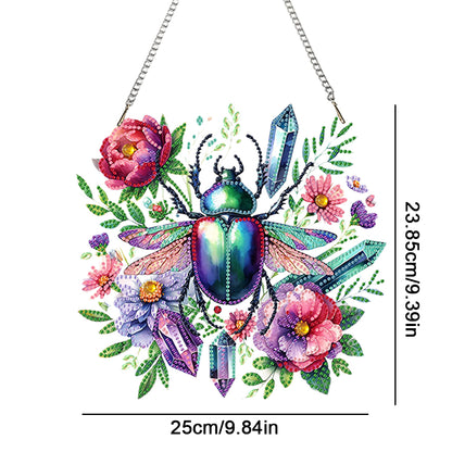Acrylic Special Shaped Exquisite Pattern 5D DIY Diamond Art Hanging Decorations