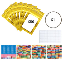 Load image into Gallery viewer, 50pcs DIY Diamond Painting Tools Self Adhesive Bags for Craft Supplies Storage
