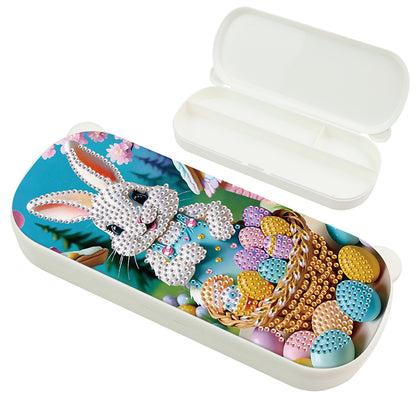 Diamond Painting Storage Box Independence Day Wooden Jewelry Case for Art Crafts