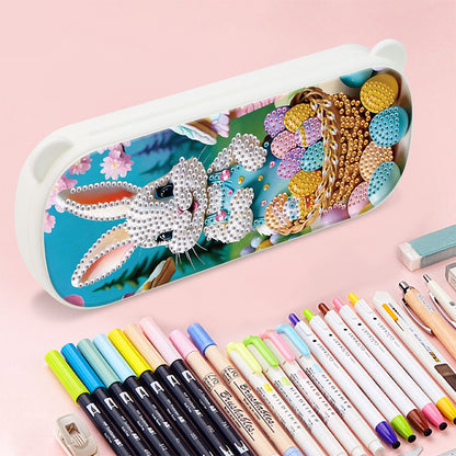 Diamond Painting Storage Box Independence Day Wooden Jewelry Case for Art Crafts