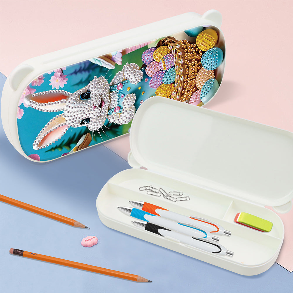 Diamond Painting Storage Box Independence Day Wooden Jewelry Case for Art Crafts