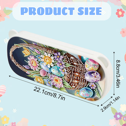 Diamond Painting Storage Box Independence Day Wooden Jewelry Case for Art Crafts