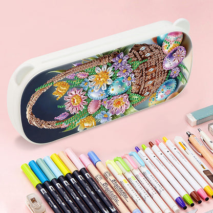 Diamond Painting Storage Box Independence Day Wooden Jewelry Case for Art Crafts